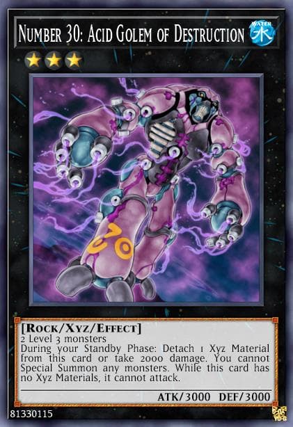 Number 30: Acid Golem of Destruction