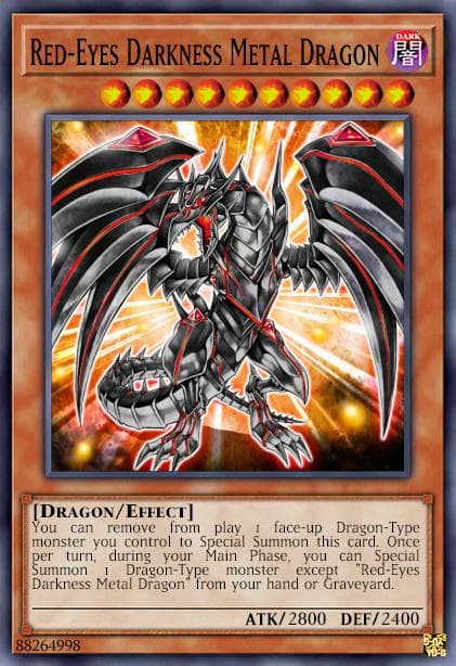 Red-Eyes Darkness Metal Dragon
