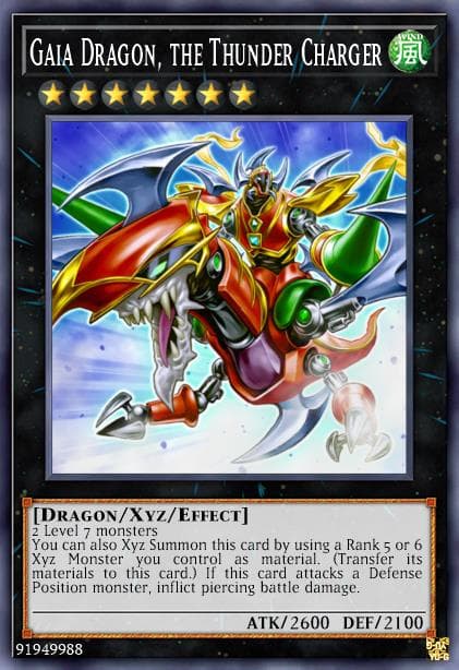 Gaia Dragon, the Thunder Charger